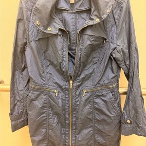 Cole Haan Women's Utility Jacket in Slate Blue